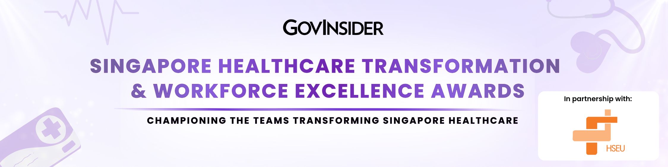event banner for Singapore Healthcare Transformation & Workforce Excellence Awards